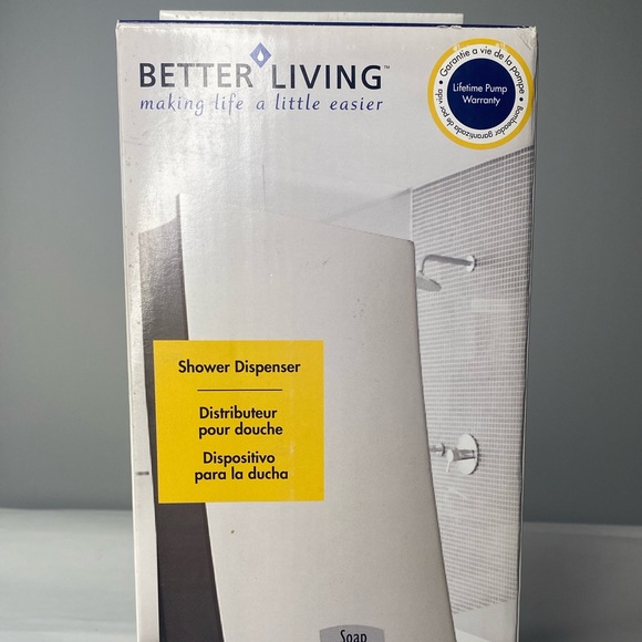 Better Living Wave Dispenser soap & shampoo Satin Nickel finish new - Picture 10 of 10